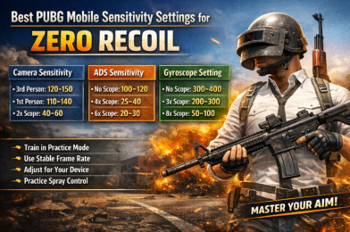 Best Sensitivity Settings for PUBG Mobile (Zero Recoil Guide)